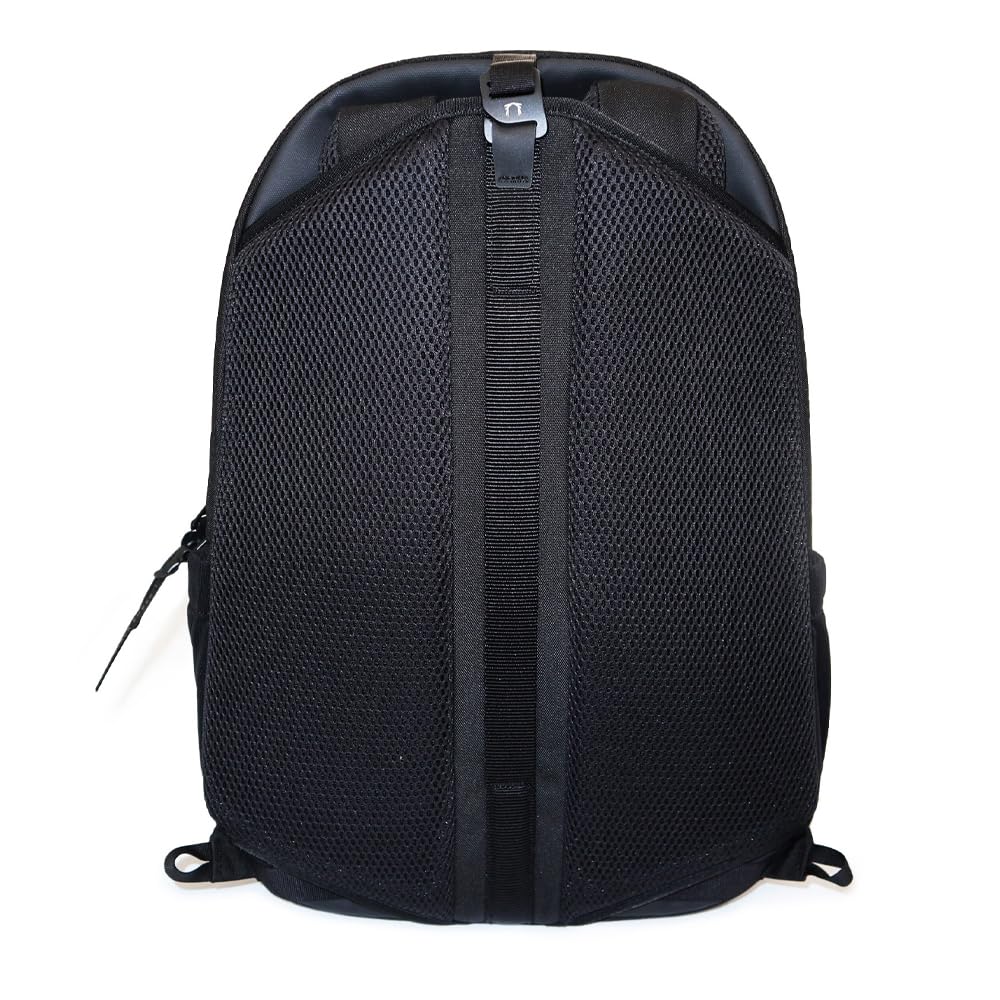 BLACK EMBER TORTOISE PACK 7224001 Backpack, BusinessCasual, Black Nylon, Men's, Ripstop