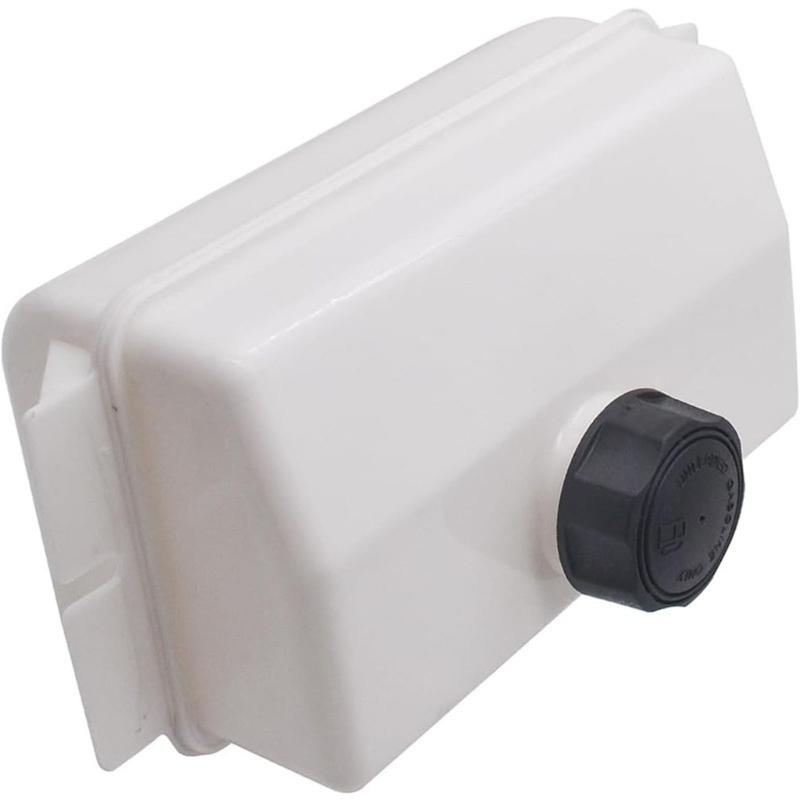 Gruppo Serbatoio Benzina di Ricambio 184900 e 532184900 per Modelli di Tosaerba, con Tappo Costolato Rimovibile e Flange di Montaggio Laterali Integrate