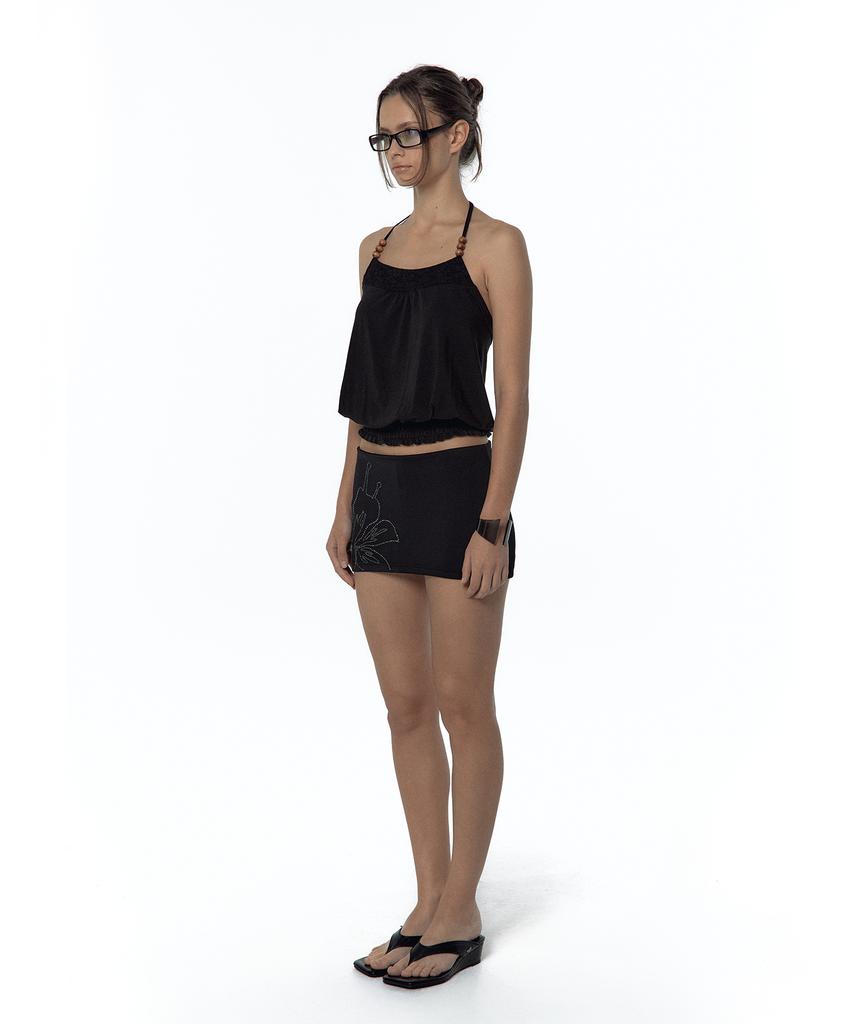 Kasiko Lily Mini Skirt Pants Black