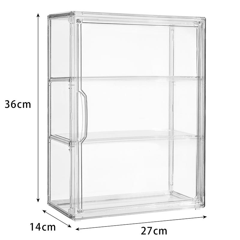 Caixa de Exibição de Armazenamento em Acrílico Transparente Para Brinquedos Fingures Vitrine Para Figuras e Bonecos Blind Box Organizador de Figuras de Ação