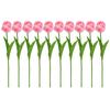 10pcs Artificial Tulips Simulation Tulip Holiday Present Accessory for Indoor Outdoor Garden Yard Present Supply
