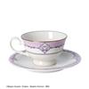 TV Anime Magi Madoka Akemi Homura Initial Motif Cup Saucer "Puella Magica" &