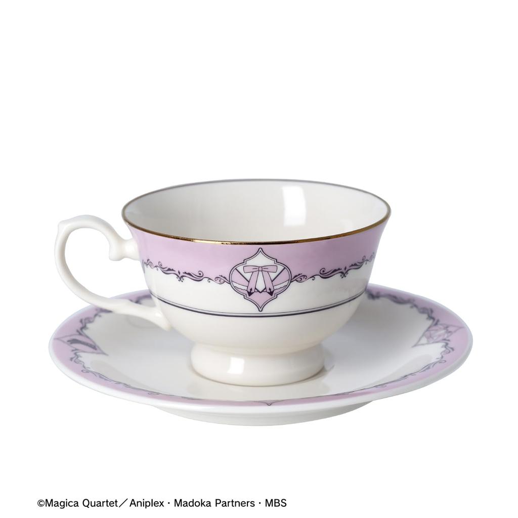 TV Anime Magi Madoka Akemi Homura Initial Motif Cup Saucer "Puella Magica" &