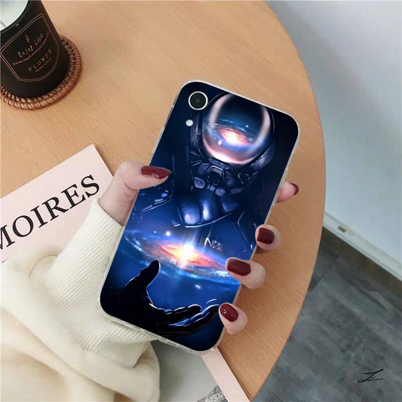 N7 Mass Effect Phone Case for iPhone 8 7 6 6S Plus X SE 2020 XR XS 14 11 12 13 Mini Pro Max Mobile Case