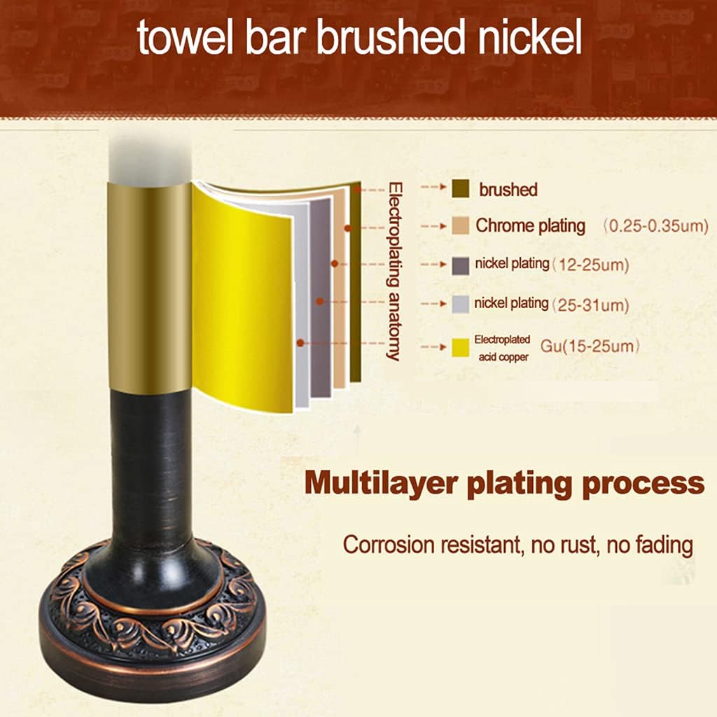 Black Swing Out Towel Bar, Bronze Oil Rubbed Folding Arm Swivel Hanger Bathroom Storage Organizer Rustproof Wall Mount, Swivel Towel Rack for Shower