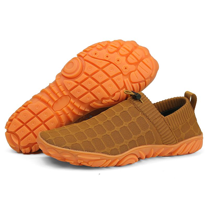 Fashion Barefoot Slip on Shoes Women Men Non-Slip Minimalist Comfortable Breathable Knitted Vulcanized Shoes Casual Outdoor Running Foot