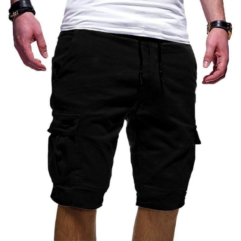 Mens Cargo Shorts Pants Summer Casual Jogger Sport Army Combat Training Trousers