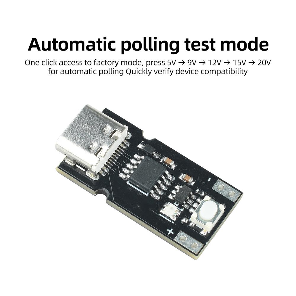 PD QC Power Supply Distribution Board Module Simulator Module 1–11V Adjustable Voltage Module