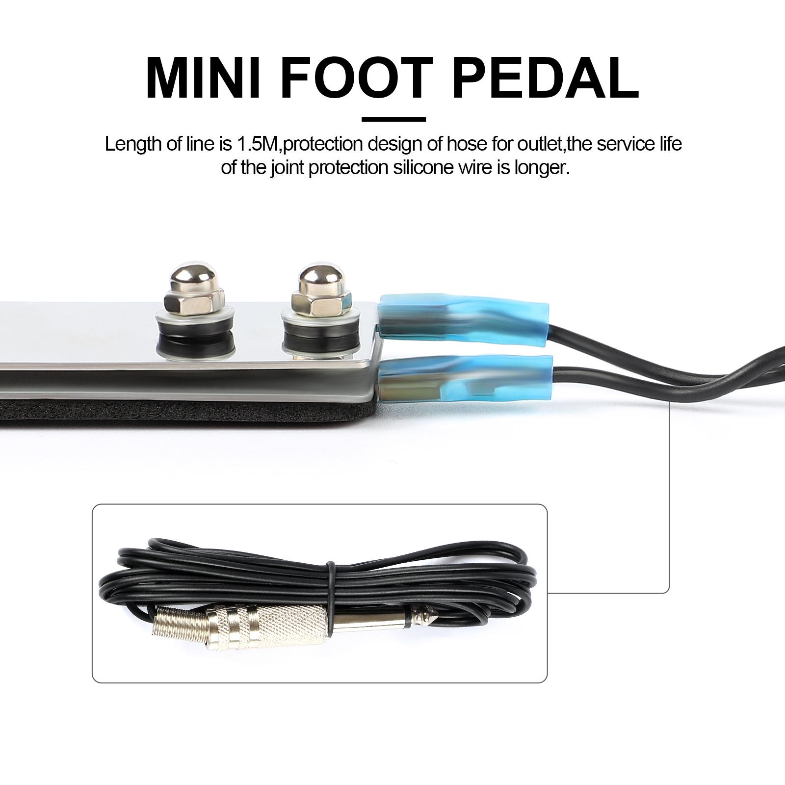 

Ножная педаль для татуировки из нержавеющей стали, ножной переключатель, управление, аксессуар для татуировки-пулемета, источник питания, аксессуары для татуировки