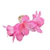 Comfortable To Wear Canna Flower Hair Claw Non-slip Styling Hair Crab  Beach