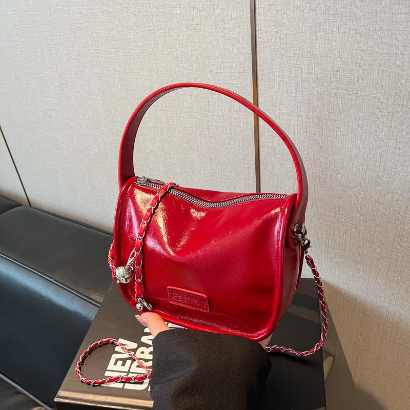 

Bag single shoulder 2025 new niche fashion portable messenger bag popular high-end women s retro exquisite shoulder bag