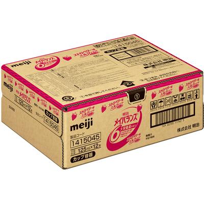 MEIJI Maybalance Mini Cup Erdbeergeschmack Karton 125mlx12 Cheer Pack Maybalance