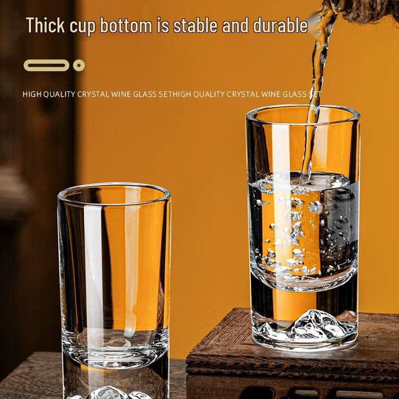 Xuankunpai Graduated Glass Baijiu & Liquor Cup Set with Rack