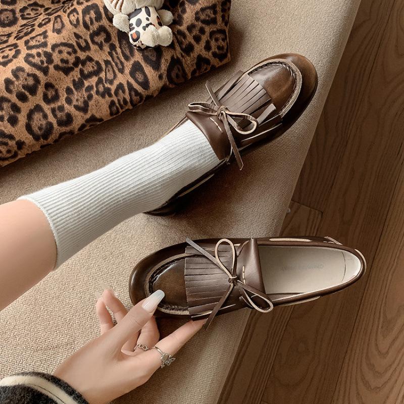 

New women s one-pedal single shoes solid color low-heeled casual flats round head women s low-top shoes fashion single shoes 39