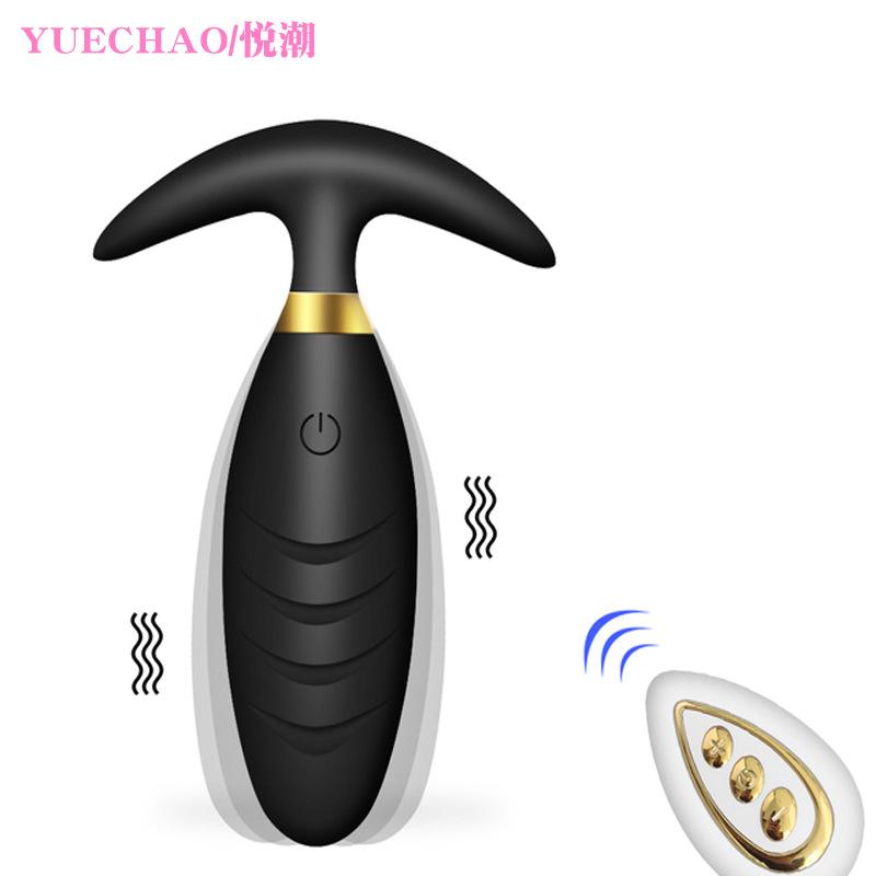 Back Court Wireless Remote Control Anal Plug Female Charging Wear Expansion Vibration Anal Plug Masturbation Adult Sex