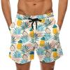 Fashion Men's Strapped Hawaiian Beach Fit Sport Casual Shorts Pants
