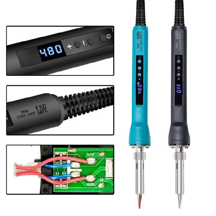 Durability Fast Heating Soldering Iron 90W Adjustable Constant Temperature Digital Control Rapid Heat Welding Tool