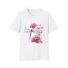 Dragonfly Floral Spring T-Shirt, Nature Lover Gift, Boho Shirt, Garden Lover