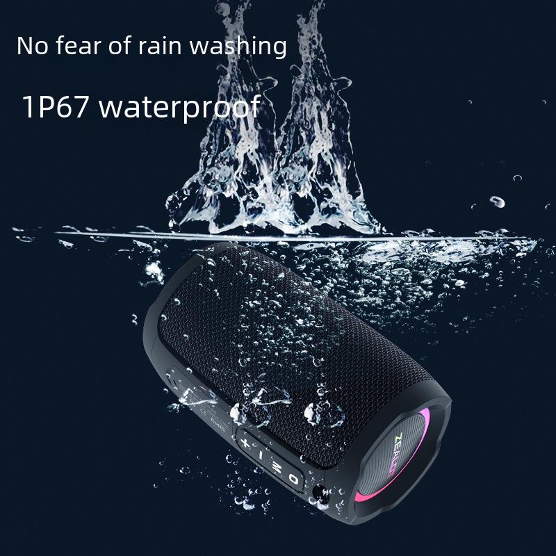 Fanatic S49 Portable Waterproof Mini Bluetooth Speaker with Subwoofer and Lights