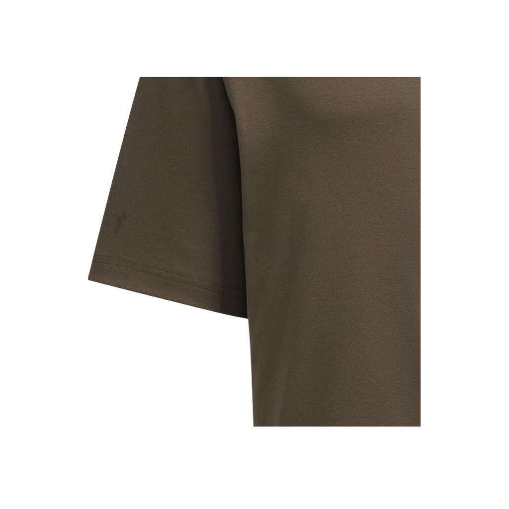 Adidas Breathable Knit Short Sleeve T-Shirt Men Tops Brown JI9809