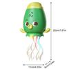 Electric Dancing Octopod with Music Crawling Interactive Octopod Type C Cable Obstacle Sensor Octopod for Education Toddler Toy