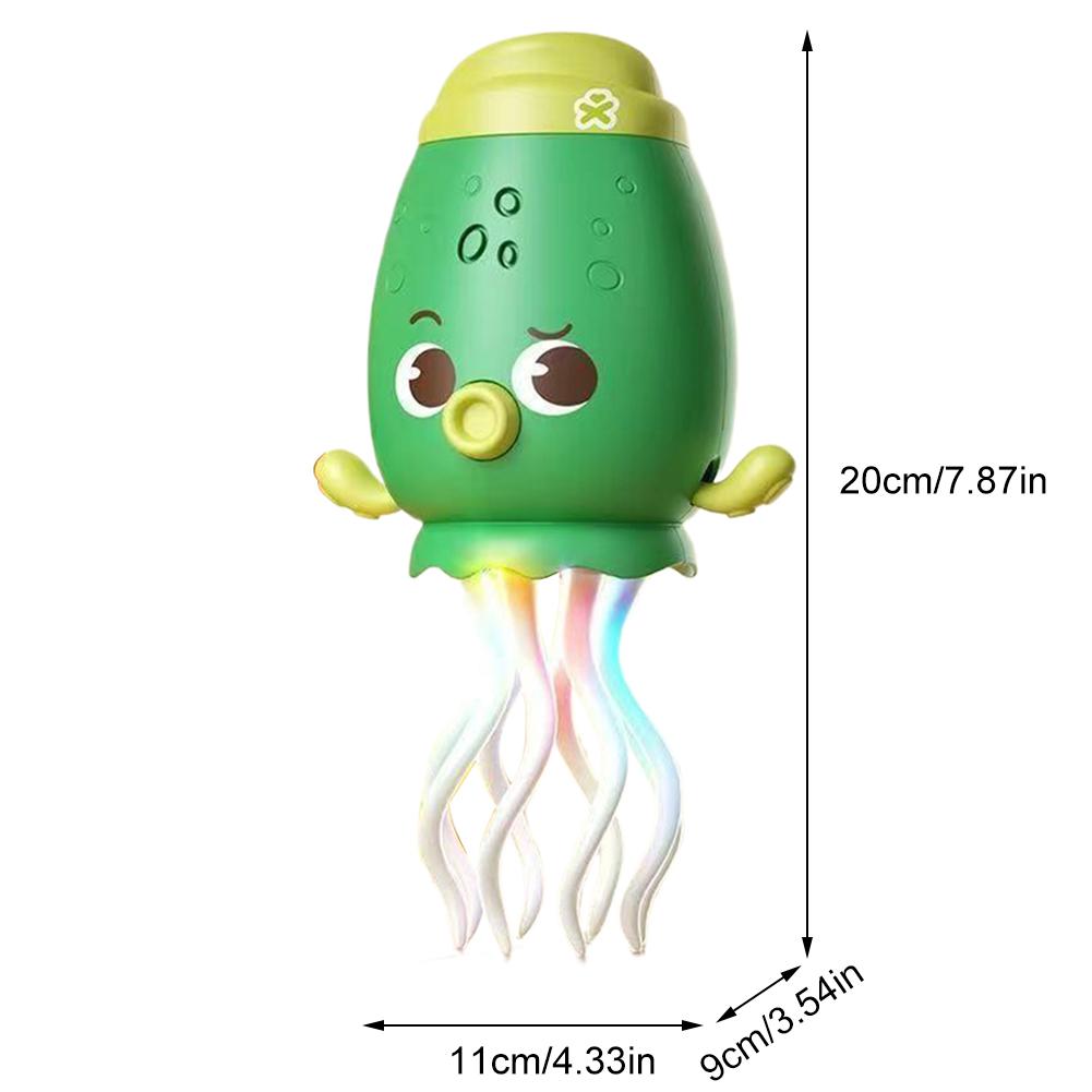 Electric Dancing Octopod with Music Crawling Interactive Octopod Type C Cable Obstacle Sensor Octopod for Education Toddler Toy