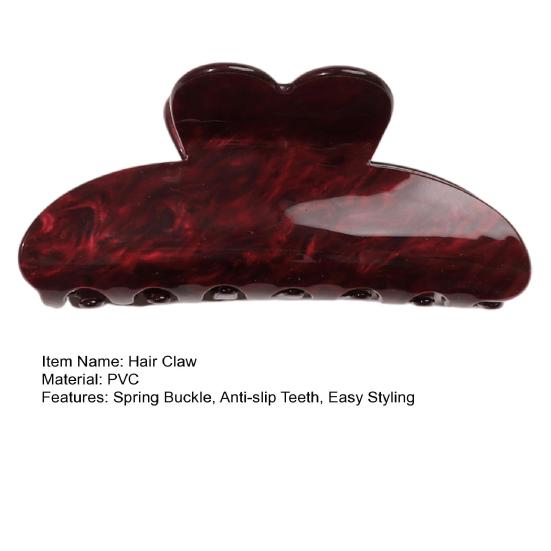 Women Hair Claw, High Elastic Spring Buckle Back Head Hair Clip, Geometric Shape Shower Hair Claw for Medium And Long Hair