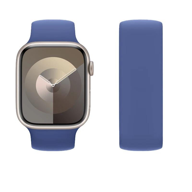 Straps for Apple Watch Band 40mm 44mm 45mm 41mm 46 mm 49mm 42mm Elastic Solo loop bracelet iWatch series 3 SE 6 7 8 9 10 ultra 2
