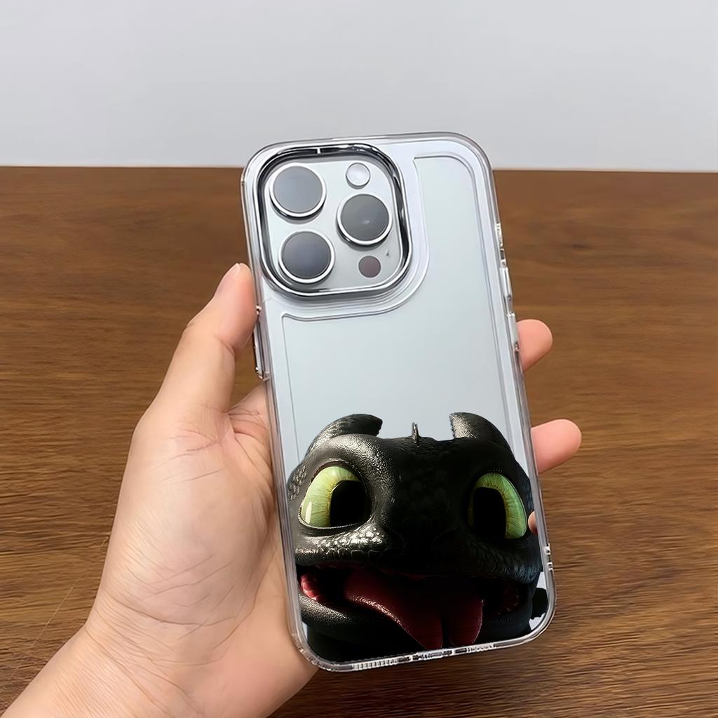 Lovely Toothless Fury Dragon New Phone Case For iPhone 17 16e 16 15 14 13 12 11mini Pro Max X XR XSMAX 8 7 Air Plus Cover Couple