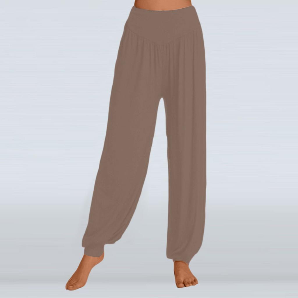 Solid Color Loose Casual Yoga Pants For Women Wide-leg Pants
