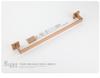 Brushed Rose Gold 304 Stainless Steel Bathroom Set: Towel Rack, Towel Ring, Paper Towel Holder, Hook.
