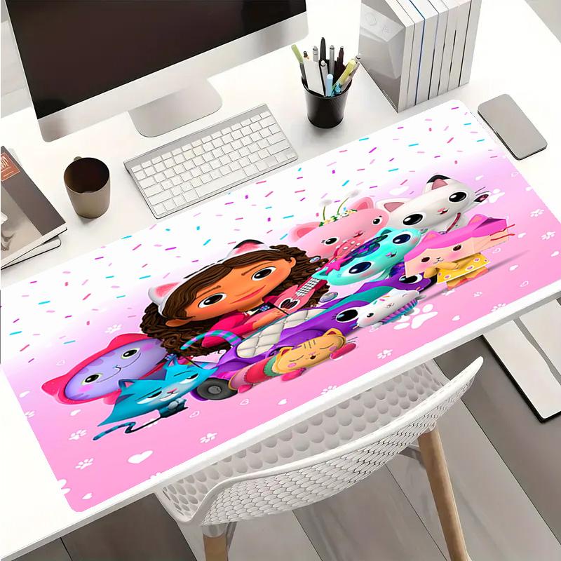 Gabby's Dollhouse2 Mouse Pad - Non-Slip Rubber Base, Smooth Surface for Work,Gaming,Office,And Home Use, Desk Mouse Pad