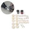 36PCS Wool Felt Grinding Buffing Wheels Pads Kit Wool Polishing Accessories