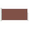 Retractable Side Awning 140 x 300 cm Brown