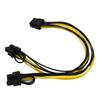 Power Cable EPS CPU 8Pin To Dual 8Pin GPU Splitter Cable Graphics Card Cable 8Pin To Dual 6+2pin