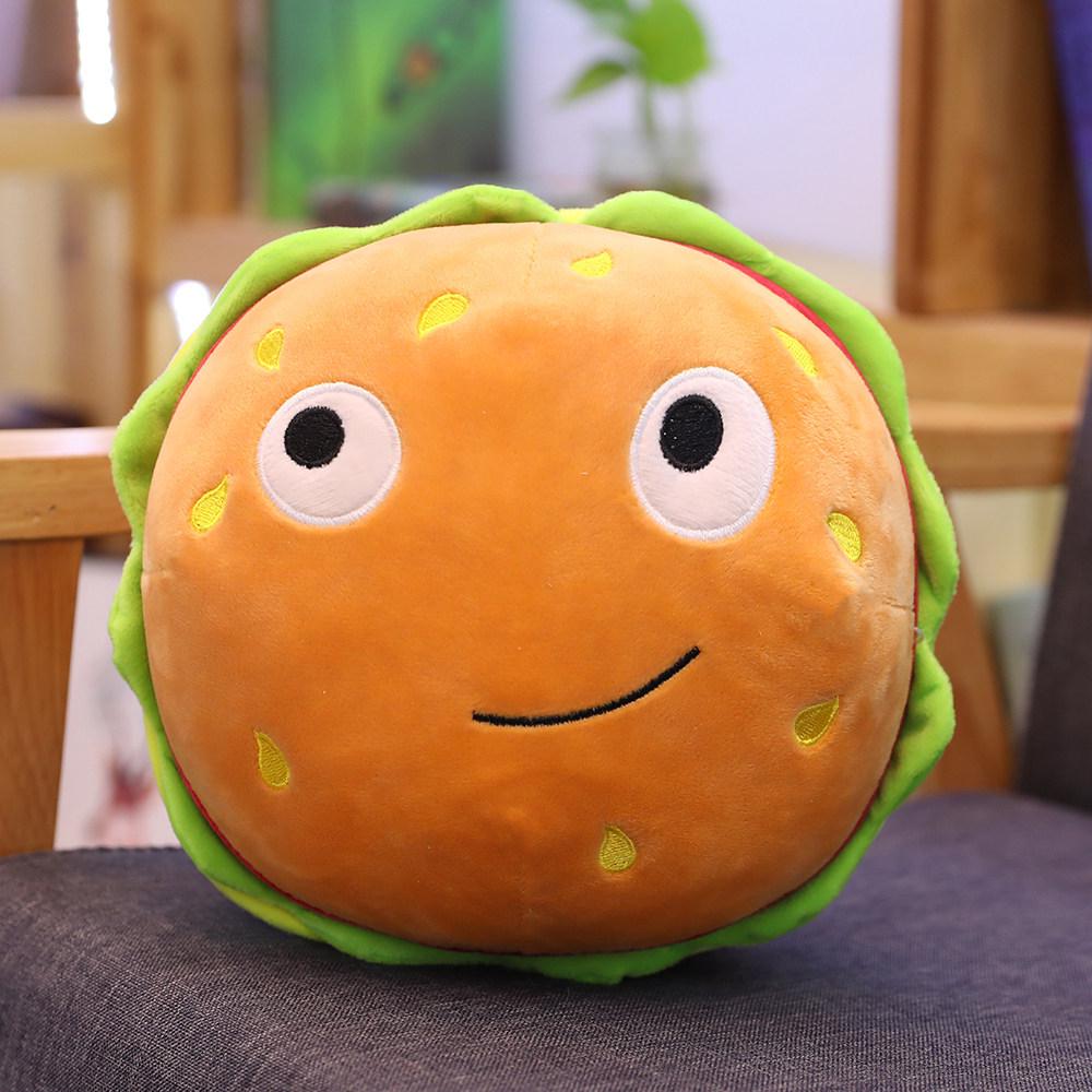 Trendy Plush Burger & Fries Pillow – Foodie Doll Toy