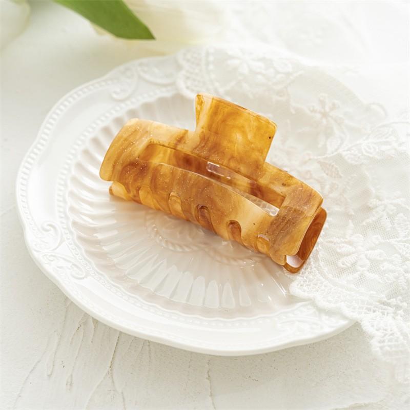 

Корейский Новый Ретро Геометрический Звездный Зажим Краб Модный Простой Акриловый Зажим для Хвоста Женский Головной Убор Hair Claws