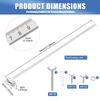 Adjustable Circular Saw Guide Rail Electric Positioning Caliper Stainless Steel Multi-Bearing For Accurate Wood Board Cuts