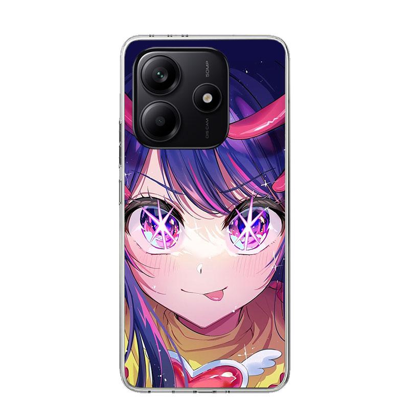 Oshi No Ko Phone Case For Xiaomi Redmi Note 15 14 13 12S 12 Pro Plus 11S 11E 11 11T 10S 10 Art Soft Pattern Cover Redmi Note 14