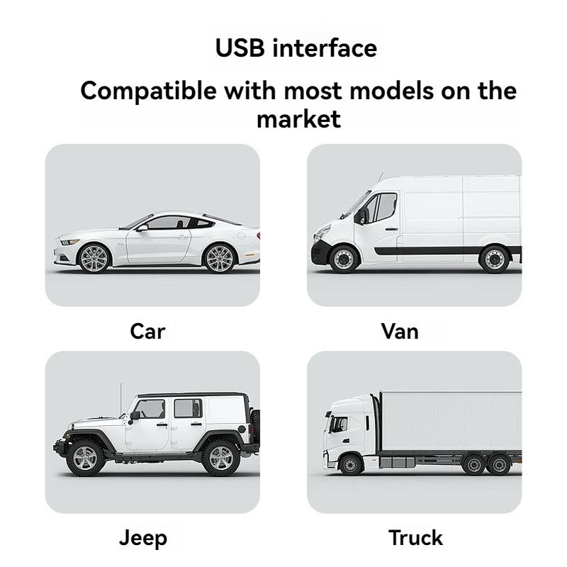 New USB Car Fan Car Universal High Wind Refrigeration Electric Fan Car Interior Cooling Rear Seat Fan