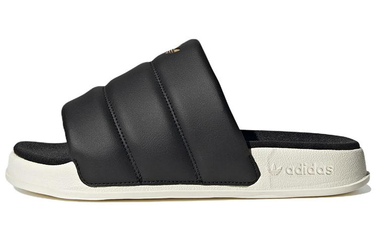 Adidas Женские шлепанцы Adilette Essential Slide Черный Белый Женские FZ6162 37