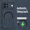 For Magsafe Case For OPPO A7 Pro Max Sheepskin Leather Shockproof Case For OPPO A7Pro Max Magnetic Wireless Charging Phone Cover