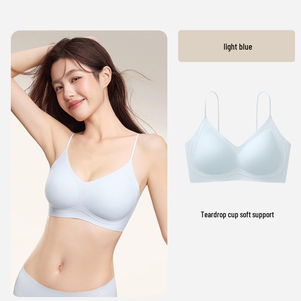 Seamless Women s Push-Up Wire-Free Anti-Sag Invisible Bra - Flesh-colored Beautiful Back Design