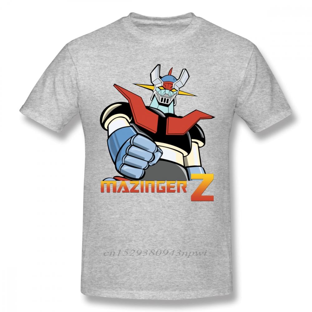 Cool Mazinger Z Robot T Shirt For Man New Short Sleeve Anime Oneck Tee Shirt High Street Vaporwave Fashion Mens Clothes