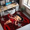 Betty Boop Pattern Rug, Indoor/Outdoor Mat, for Picnic, Gameroom, Bedroom, Office, Living Room, Home Decor Carpet, Birthday Gift