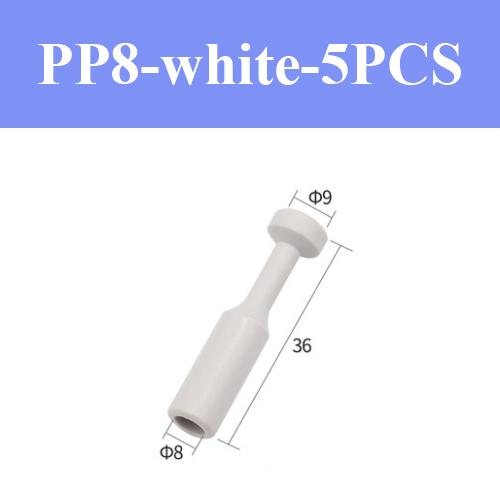 5PCS /Lot Pneumatic Blanking Pipe End Cup Plug Plugs Air Hose Tube Push Fit Connector Plastic PPF PP4 /6/8/10/12mm