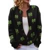 LXF-YK52 Crew Neck Cardigan St. Patrick's 3D Printed Sweater New Knitted European beautiful woman