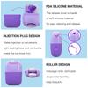 2 In 1 Ice Face Roller Ice Cube Beauty Massage Silicone Mold For Eye Puffiness Facial Roller Shrink Pores Skin Care Beauty Tool