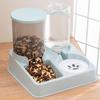 Comedero Automático para Gatos, Dispensador de Agua, Bol Integrado para Comida de Gato, Bol para Gatos, Bol para Perros, Doble Bol, Bol de Agua para Perros y Gatos, Mascota