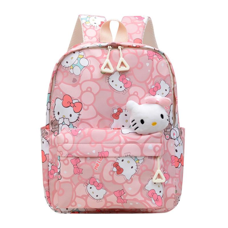 Adorable Cartoon Kids Backpack Lightweight Nylon Multi-character Design For Fun